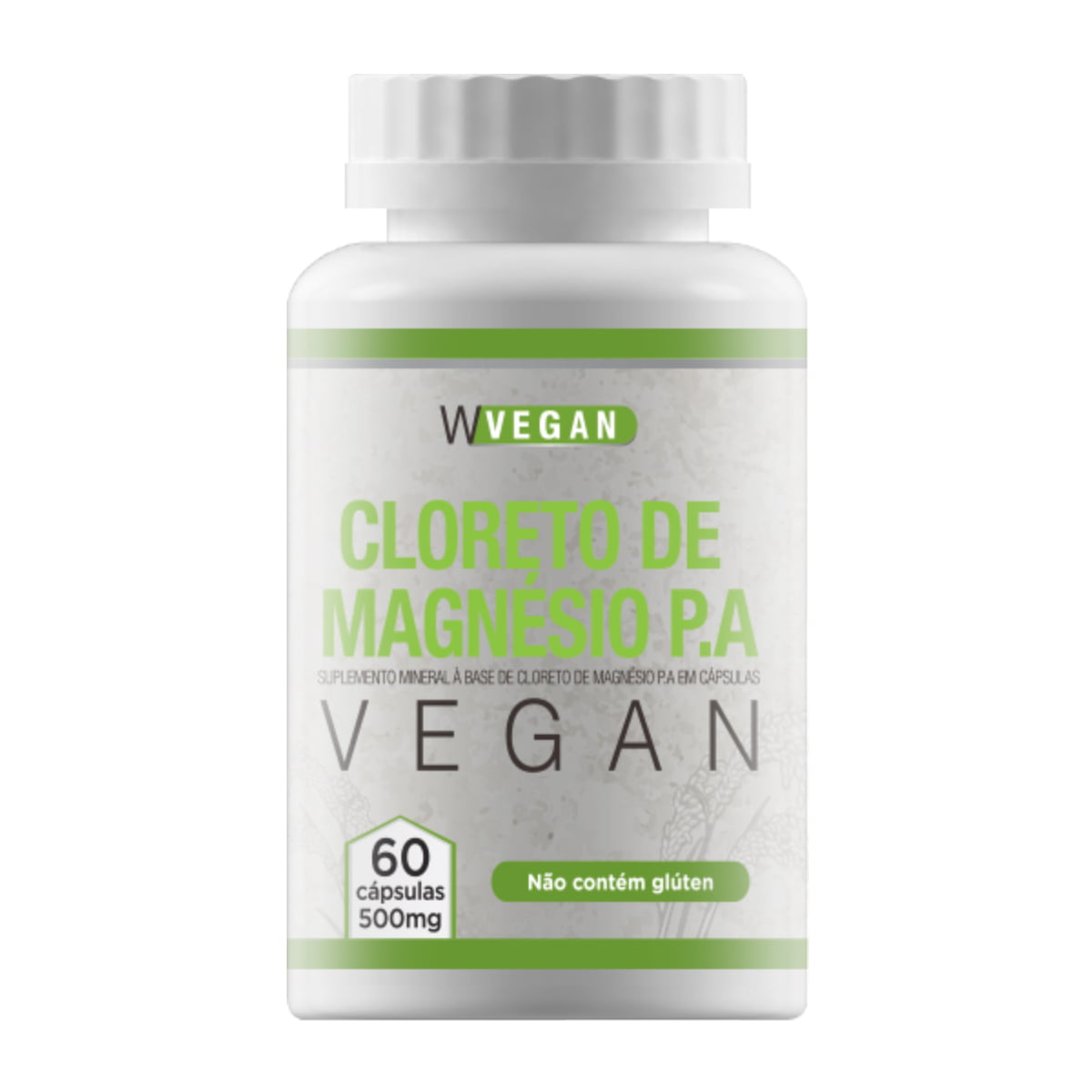 Cloreto de Magnesio 500mg PA 60 capsulas WVegan