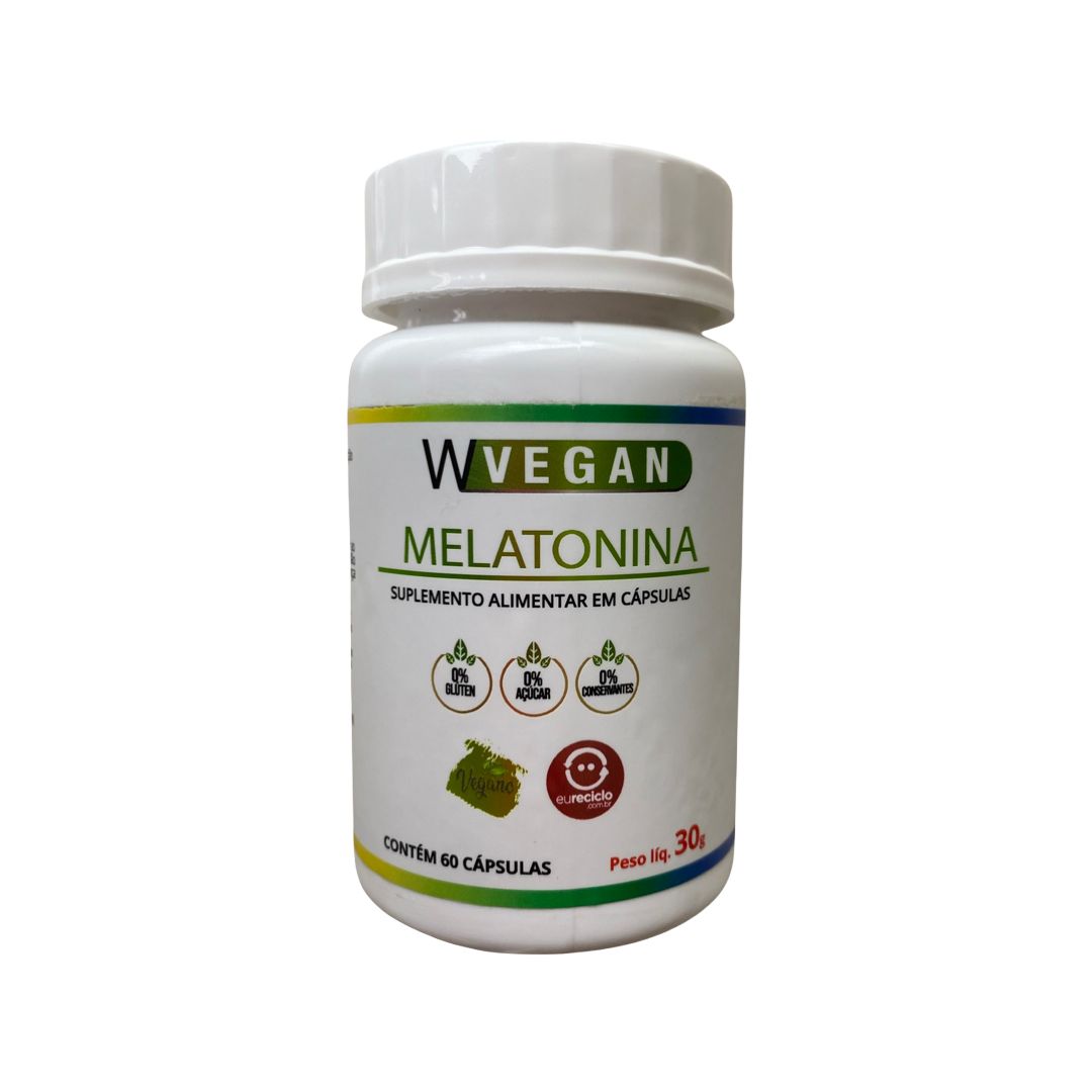 Melatonina 60 Cápsulas WVegan Vegano