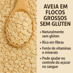 Aveia flocos grossos sem gluten refil 500g Embalagem Refil Wvegan Aveia flocos grossos sem gluten refil 500g Embalagem Refil Wvegan