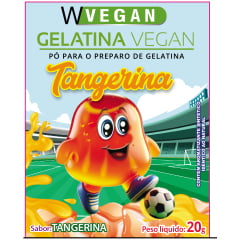 Gelatina Vegan 20g Sabor Tangerina WVegan Vegano Agar Agar Gelatina Vegan 20g Sabor Tangerina WVegan Vegano Agar Agar