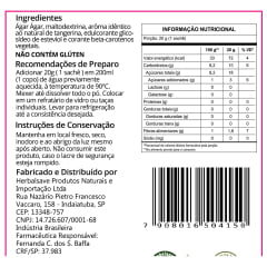 Gelatina Vegan 20g Sabor Tangerina WVegan Vegano Agar Agar