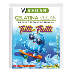 Gelatina Vegan 20g Sabor Tutti Frutti WVegan Vegano Agar Agar Gelatina Vegan 20g Sabor Tutti Frutti WVegan Vegano Agar Agar
