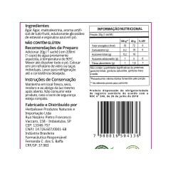 Gelatina Vegan 20g Sabor Tutti Frutti WVegan Vegano Agar Agar