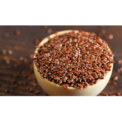 Semente de Linhaça Marrom 500g Embalagem Refil Wvegan