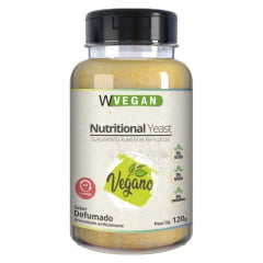 Nutritional Yeast Flocos 120g Levedura em Flocos Sabor Defumado WVegan Vegano
