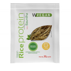 Sache Rice Protein 33 gramas WVegan Sabores Baunilha , Chocolate e Neutro Sem Sabor Proteina de Arroz