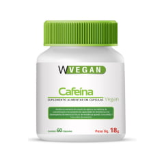 Cafeina 200mg 60 capsulas WVegan Vegano