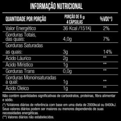 Oleo de Coco 1000 mg 60 capsulas softgel Mais Nutrition