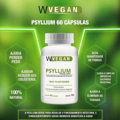 Psyllium 60 capsulas WVegan Vegano