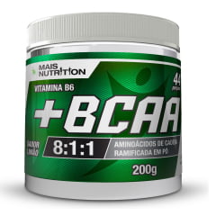 BCAA 8:1:1 Pó 200g Sabores Guaraná , Limão e Uva