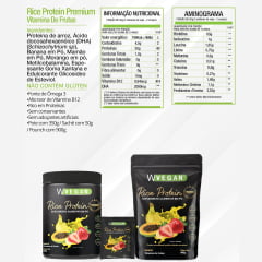 Combo 2 Rice Protein Premium 900g WVegan Vegano