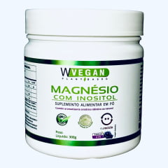 Magnesio com Inositol 300g Sabor Uva WVegan