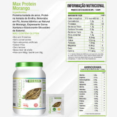 Max Protein 1kg  Proteina de Arroz e Ervilha Vegano