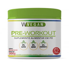 Pre-Workout Pré-Treino 300g Cafeina WVegan Vegano