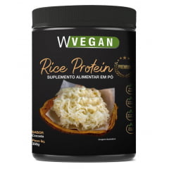 Rice Protein Premium 350g WVegan Sabor Cocada Proteina de Arroz