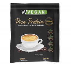 Rice Protein Premium 50g Sache Sabor Capuccino WVegan Vegano