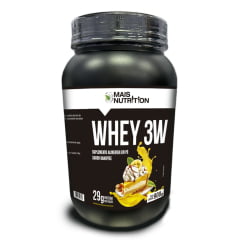 Whey Protein 3W Sabor Banoffee 900 gramas Mais Nutrition