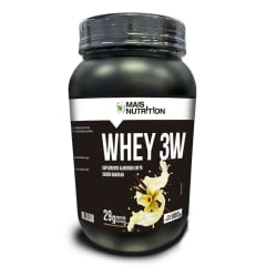 Whey Protein 3W Sabor Baunilha 900 gramas Mais Nutrition