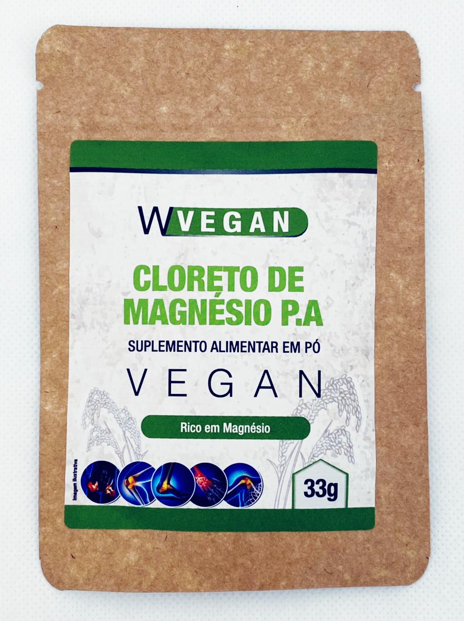 Cloreto de magnésio hexahidratado PA  1 sache de 33g WVegan Vegano