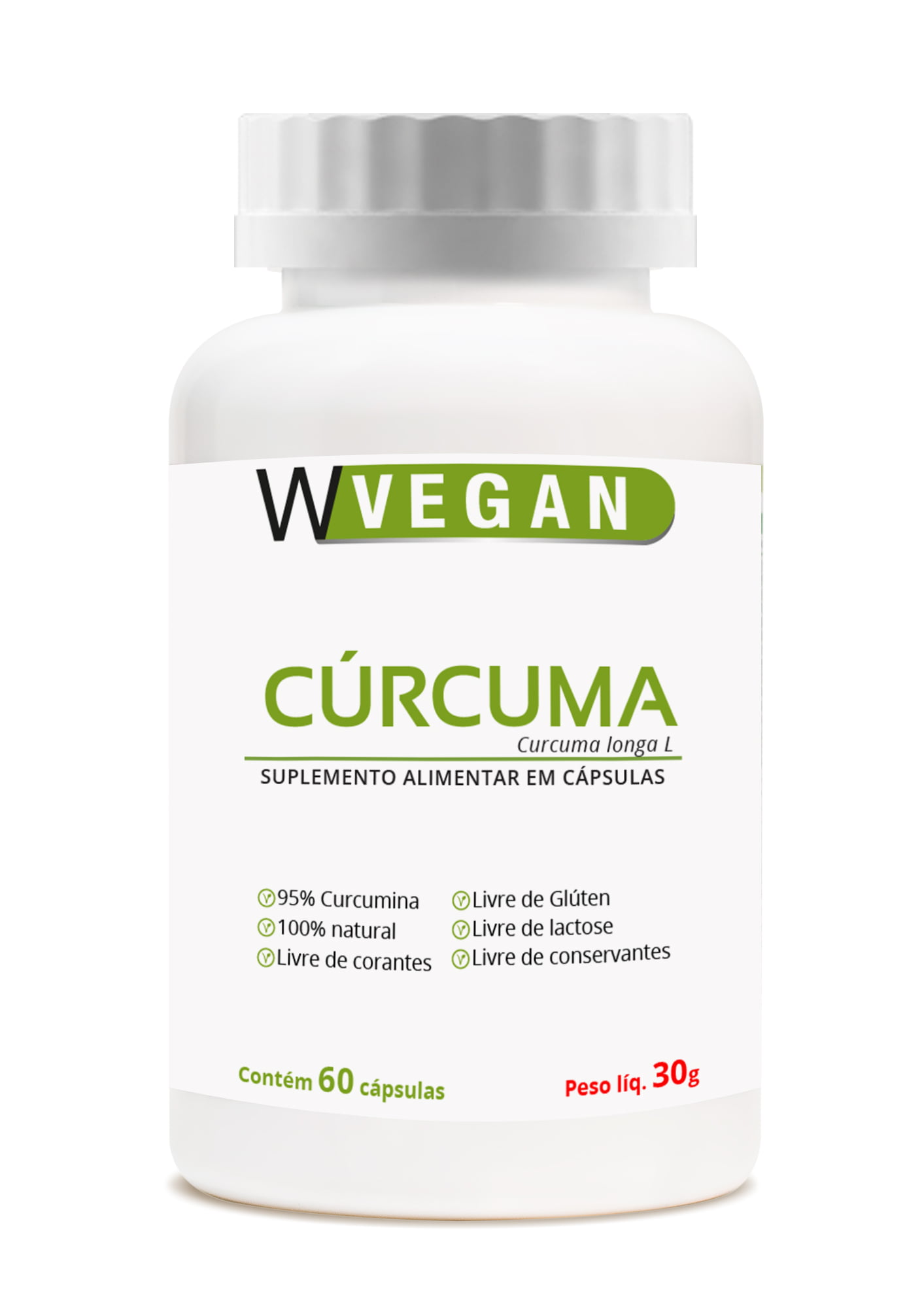 Curcuma 500mg 60 capsulas WVegan
