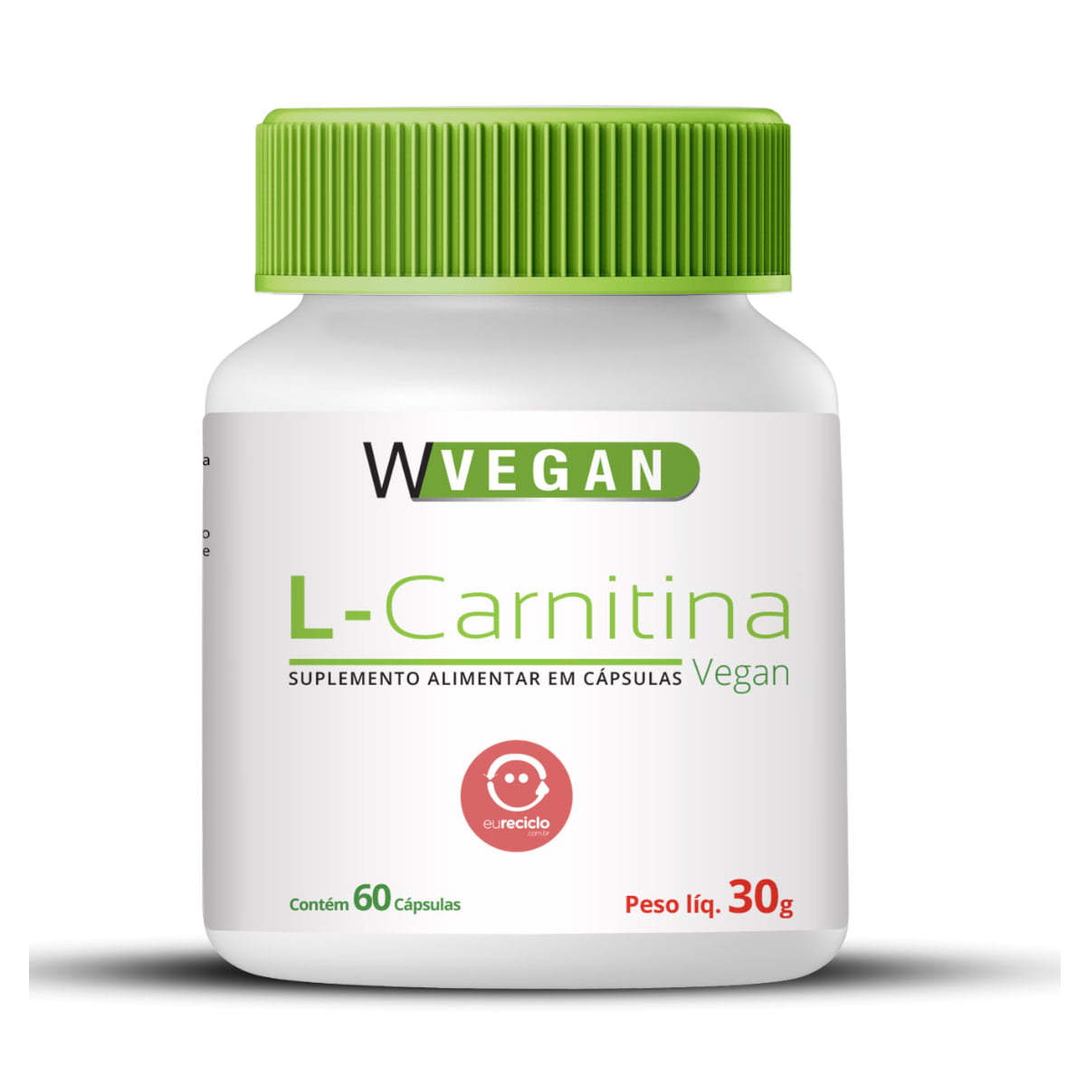 L-Carnitina L Carnitina 500mg 60 capsulas WVegan